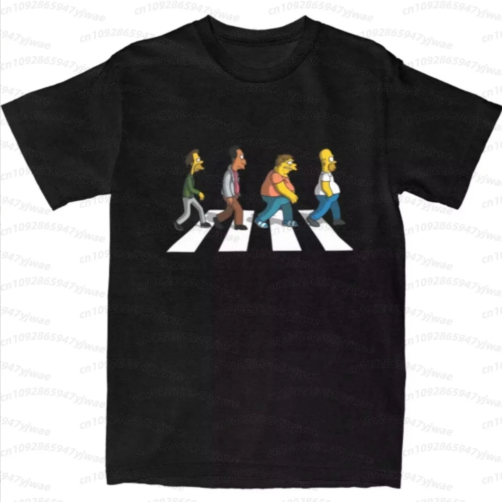 Simpsons Dad Sidewalk T Shirt