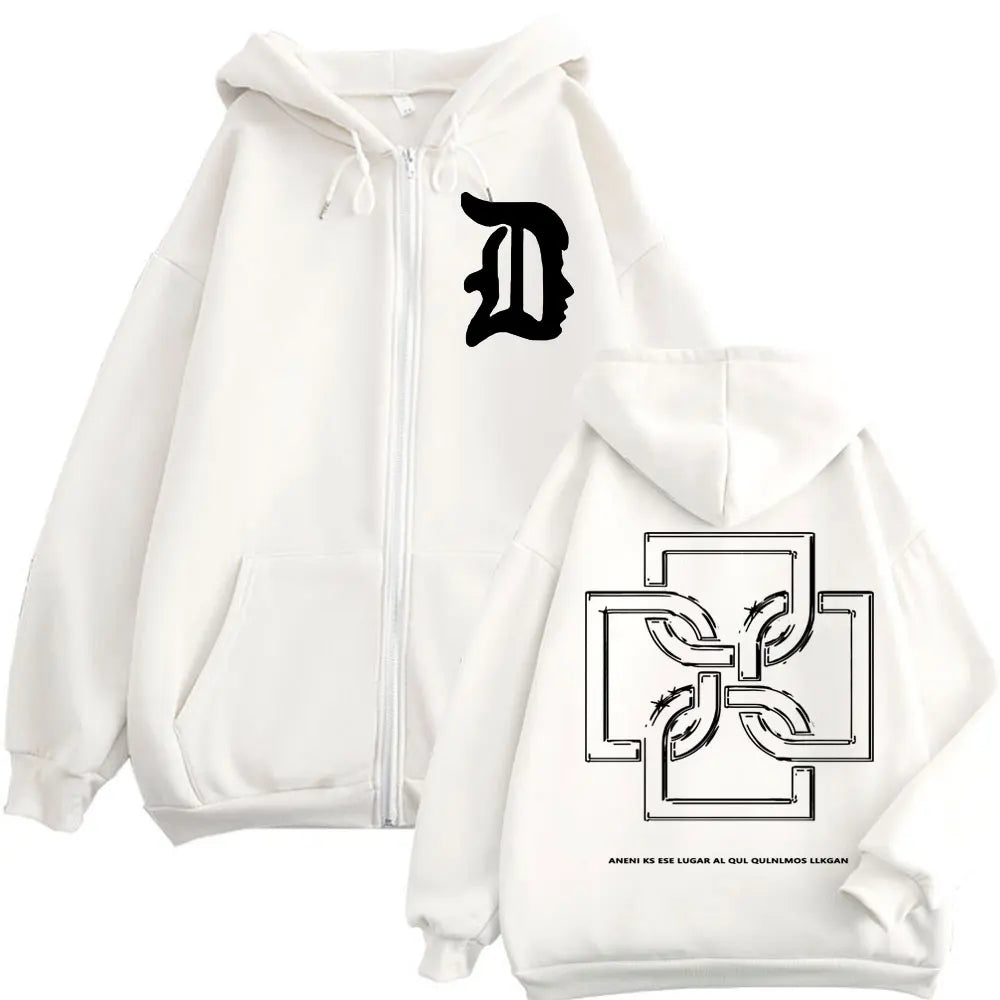 Duki Logo Zipper Hoodie