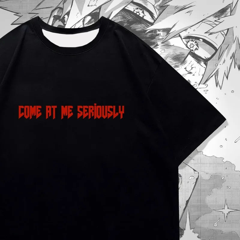 Bakugo Anime Double Sided Print T Shirt