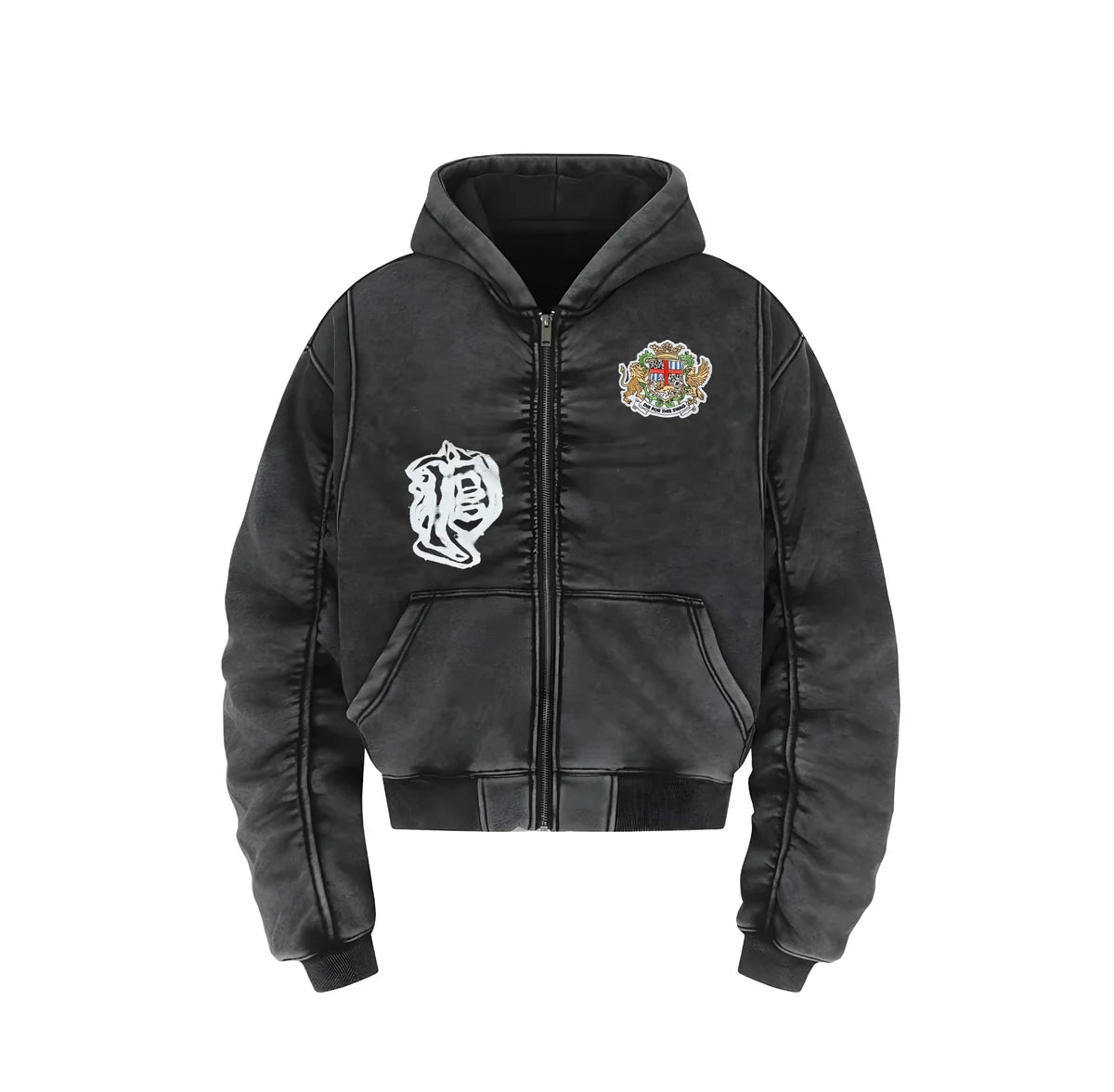 Oversized Zip-Up Hoodie